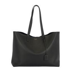 Shopping Tote, Leather, Black, DB/CL, 3*